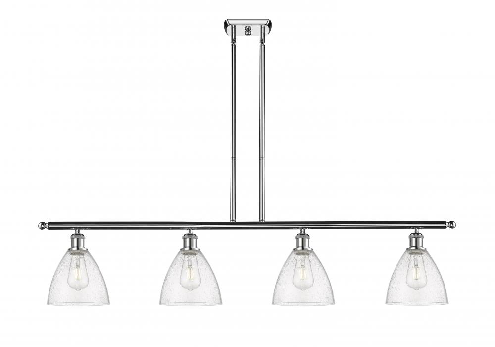 Bristol - 4 Light - 48 inch - Polished Chrome - Stem hung - Island Light