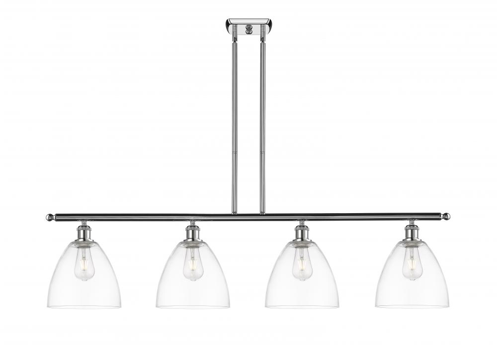 Bristol - 4 Light - 48 inch - Polished Chrome - Stem hung - Island Light