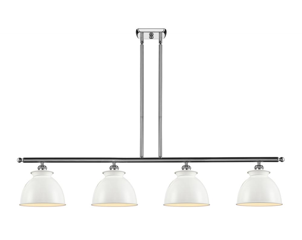 Adirondack - 4 Light - 48 inch - Polished Chrome - Stem hung - Island Light