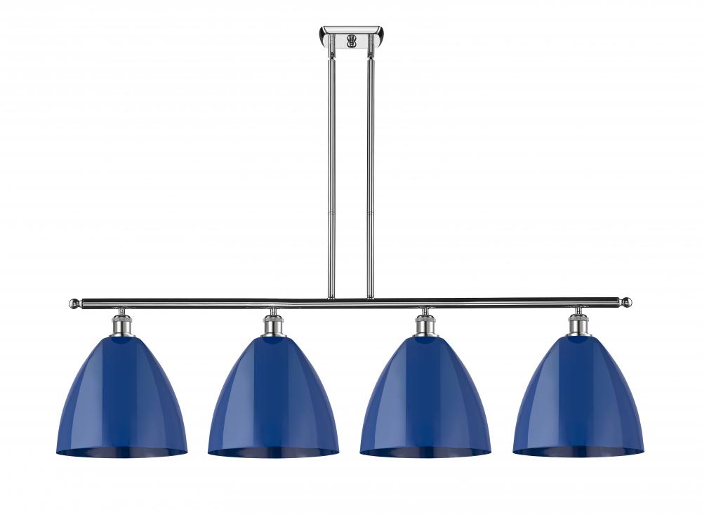 Plymouth - 4 Light - 50 inch - Polished Chrome - Stem hung - Island Light