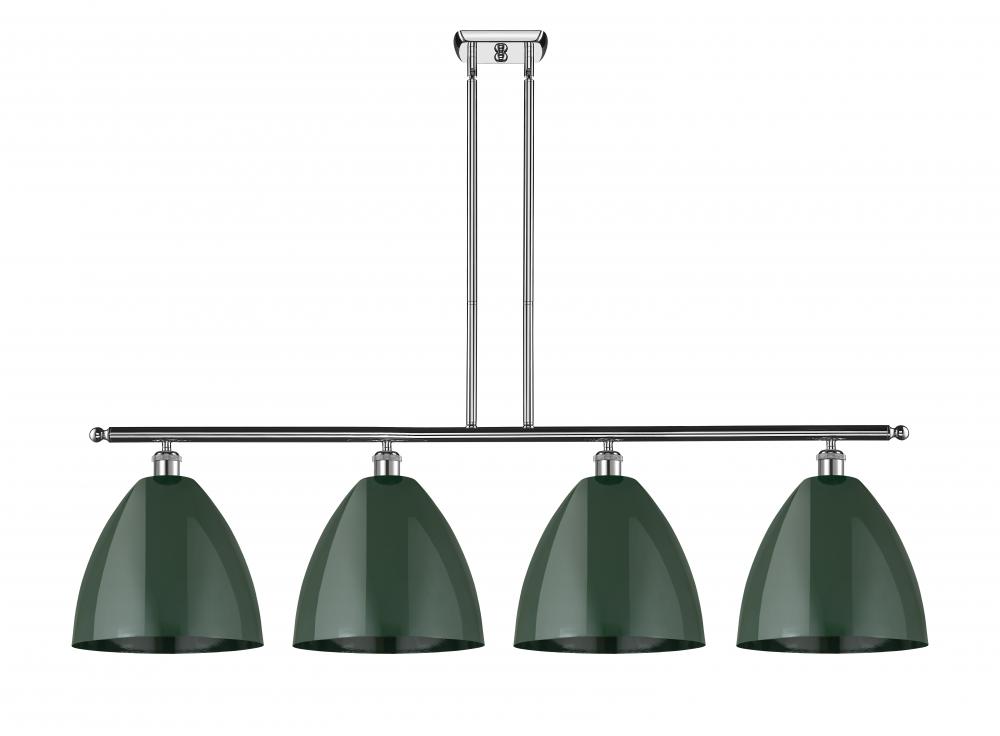 Plymouth - 4 Light - 50 inch - Polished Chrome - Stem hung - Island Light
