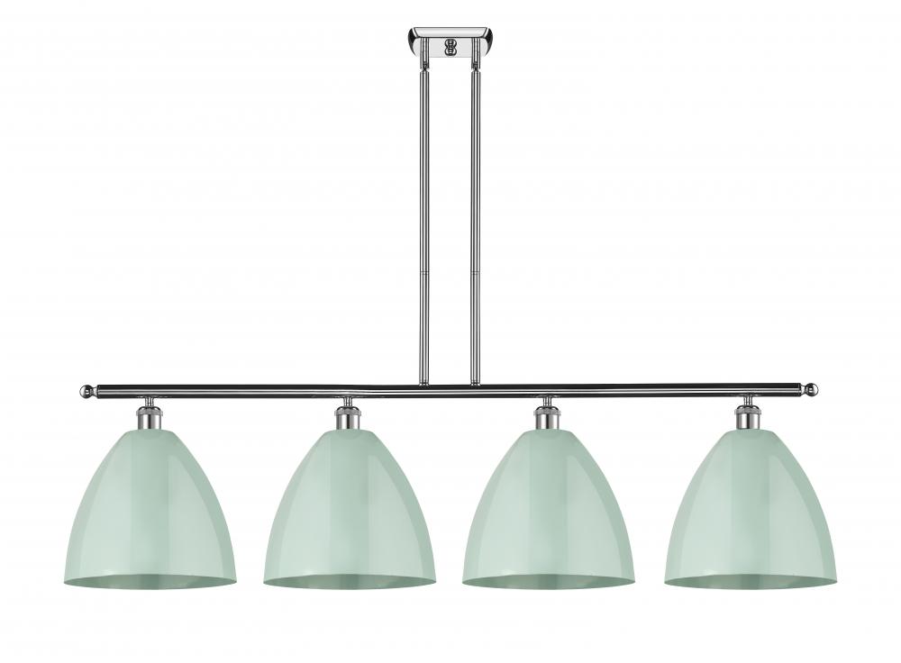 Plymouth - 4 Light - 50 inch - Polished Chrome - Stem hung - Island Light