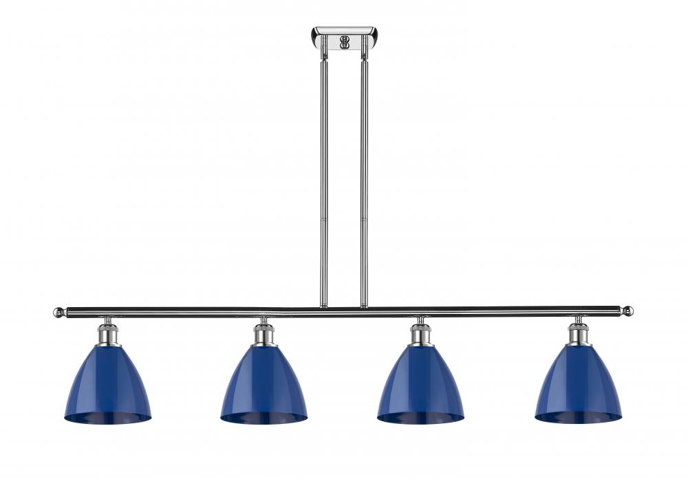 Plymouth - 4 Light - 48 inch - Polished Chrome - Stem hung - Island Light