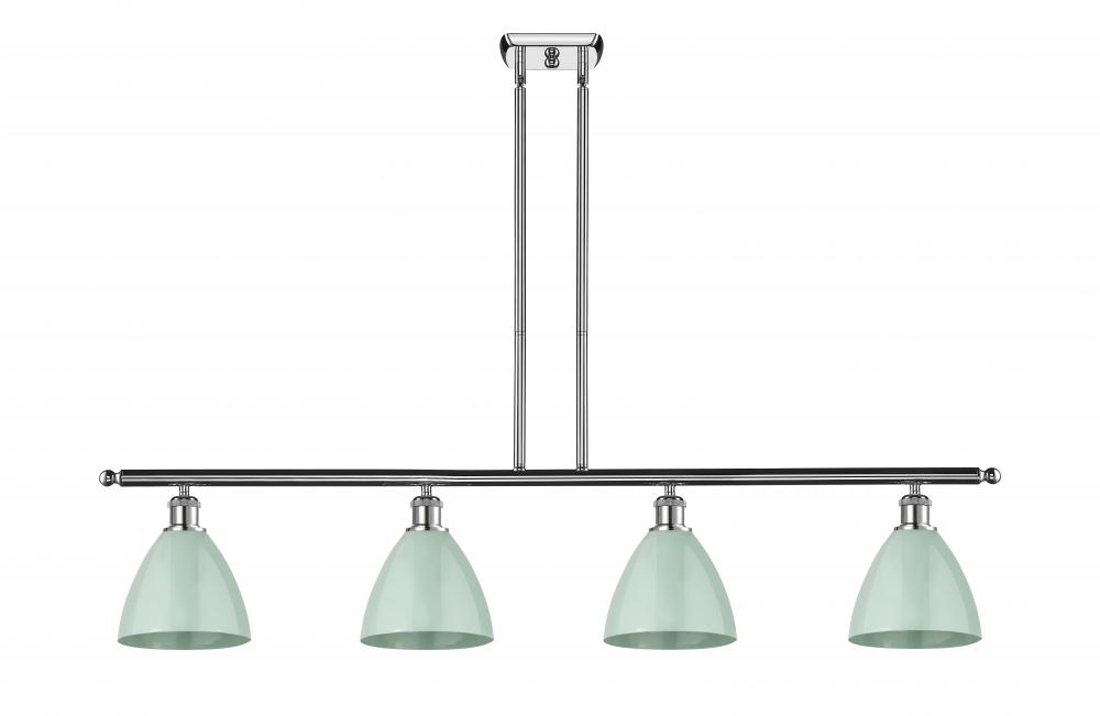 Plymouth - 4 Light - 48 inch - Polished Chrome - Stem hung - Island Light
