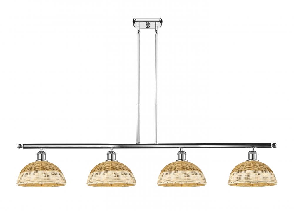 Bristol Natural II - 4 Light - 48 inch - Polished Chrome - Stem Hung - Island Light