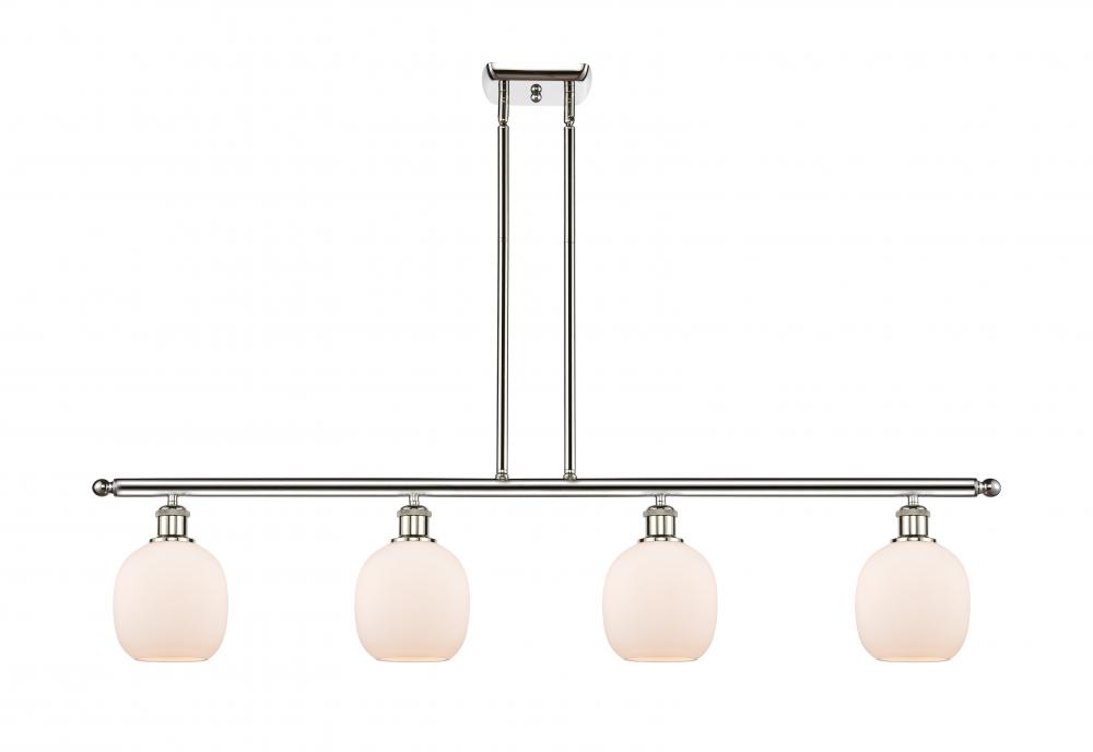 Belfast - 4 Light - 48 inch - Polished Nickel - Stem hung - Island Light