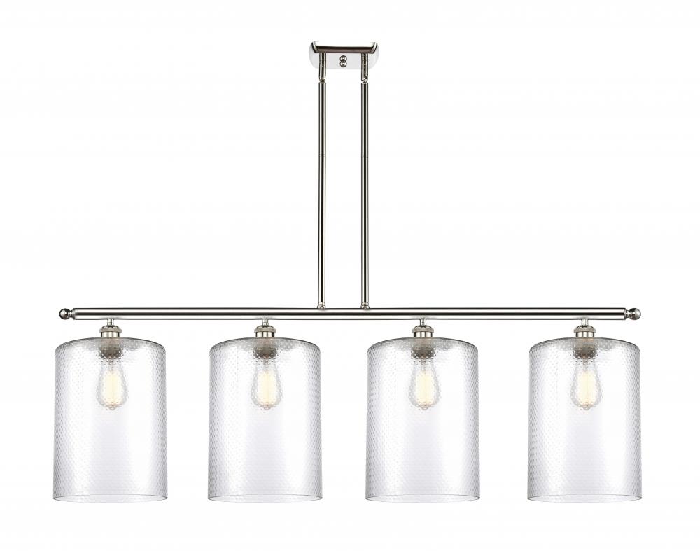 Cobbleskill - 4 Light - 48 inch - Polished Nickel - Stem hung - Island Light