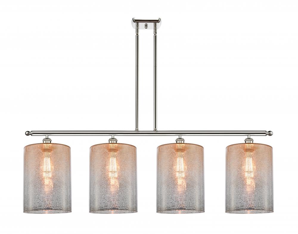 Cobbleskill - 4 Light - 48 inch - Polished Nickel - Stem hung - Island Light