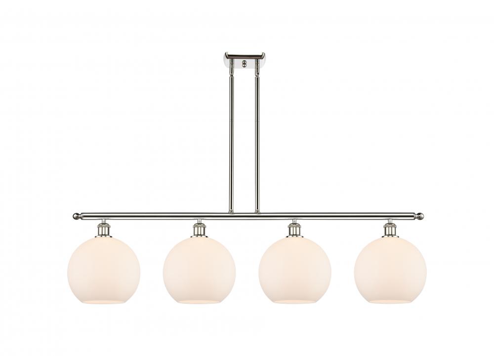 Athens - 4 Light - 48 inch - Polished Nickel - Stem Hung - Island Light