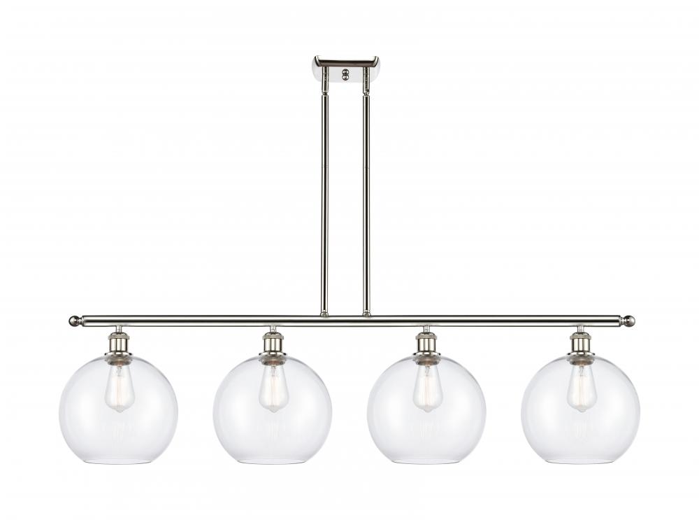 Athens - 4 Light - 48 inch - Polished Nickel - Stem Hung - Island Light