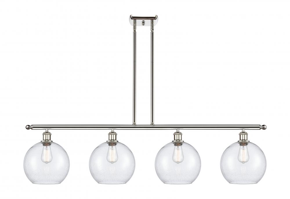 Athens - 4 Light - 48 inch - Polished Nickel - Stem Hung - Island Light