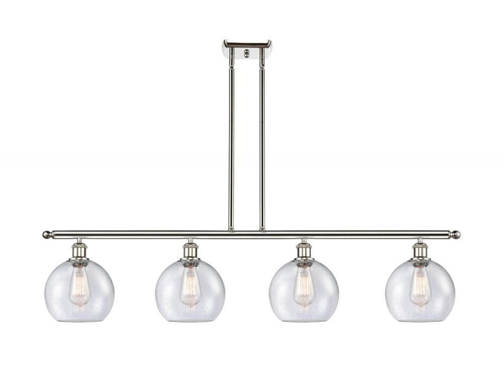 Athens - 4 Light - 48 inch - Polished Nickel - Stem hung - Island Light