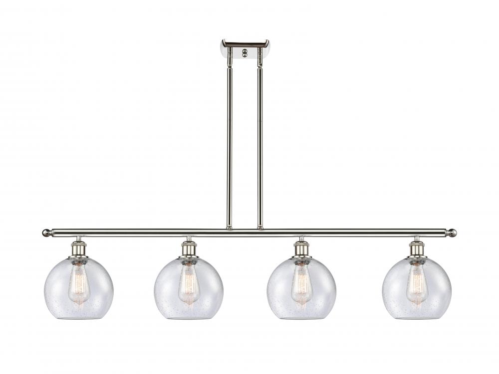Athens - 4 Light - 48 inch - Polished Nickel - Stem hung - Island Light
