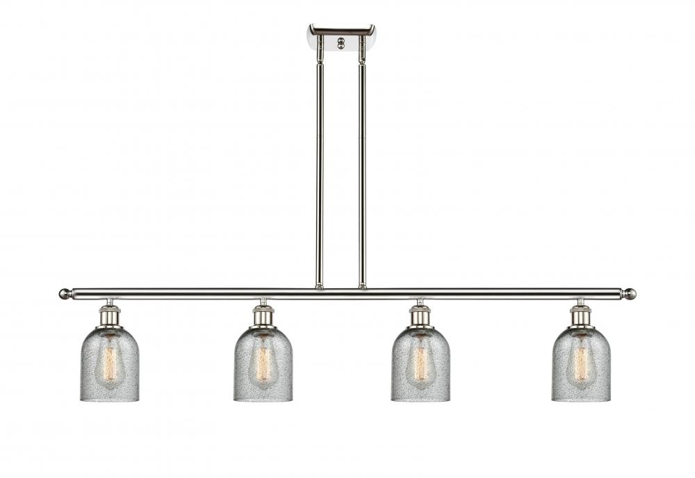 Caledonia - 4 Light - 48 inch - Polished Nickel - Stem hung - Island Light