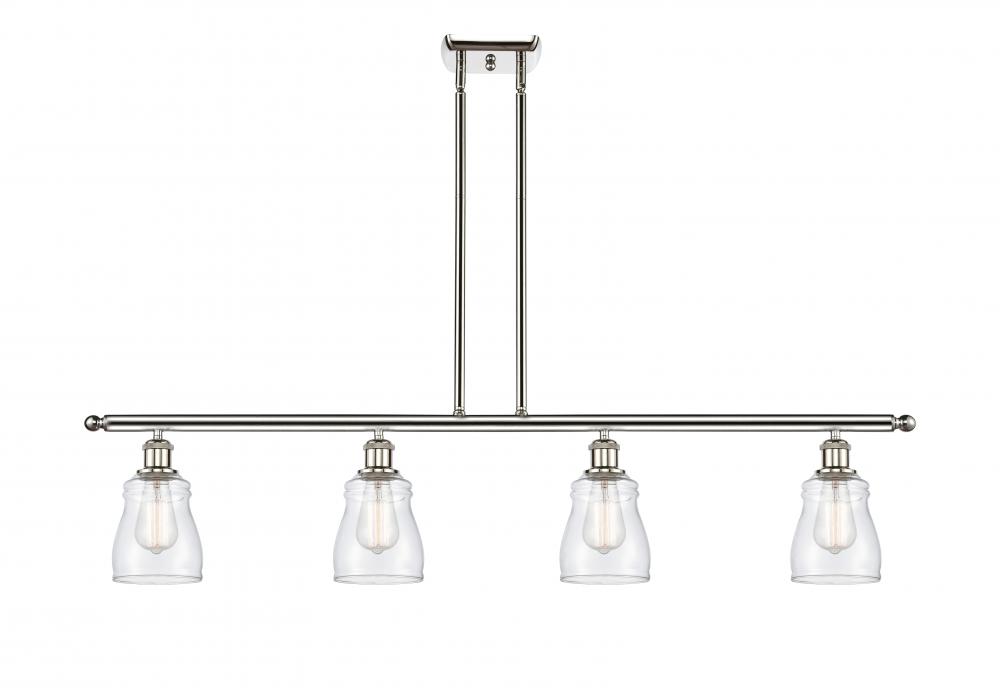 Ellery - 4 Light - 48 inch - Polished Nickel - Stem hung - Island Light