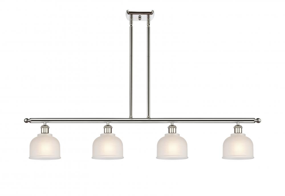 Dayton - 4 Light - 48 inch - Polished Nickel - Stem hung - Island Light