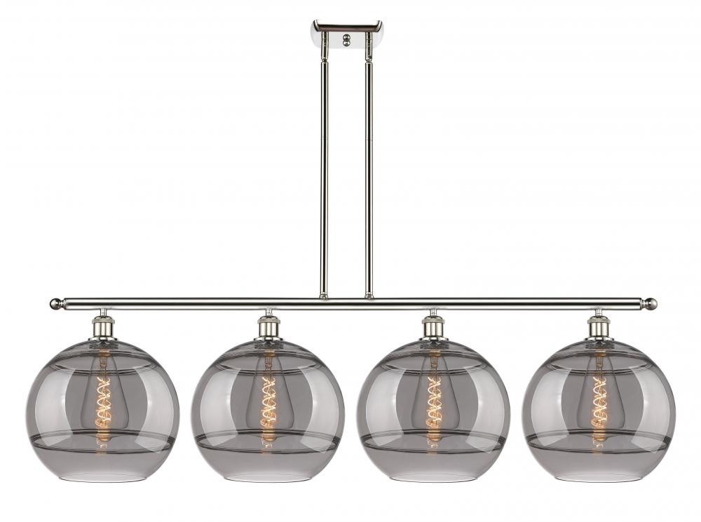 Rochester - 4 Light - 50 inch - Polished Nickel - Stem hung - Island Light