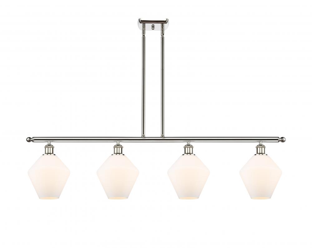 Cindyrella - 4 Light - 48 inch - Polished Nickel - Stem hung - Island Light