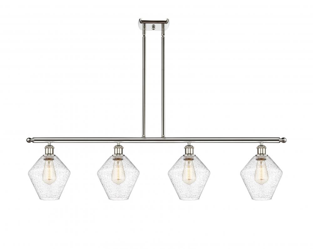 Cindyrella - 4 Light - 48 inch - Polished Nickel - Stem hung - Island Light
