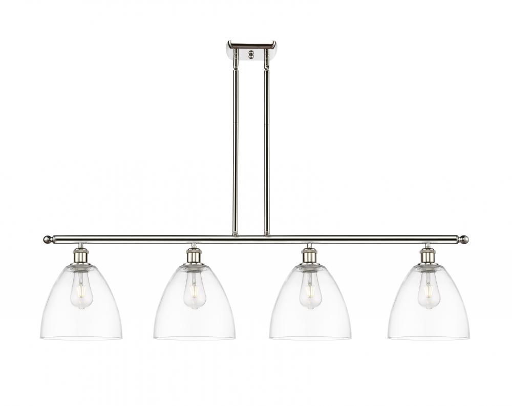 Bristol - 4 Light - 48 inch - Polished Nickel - Stem hung - Island Light