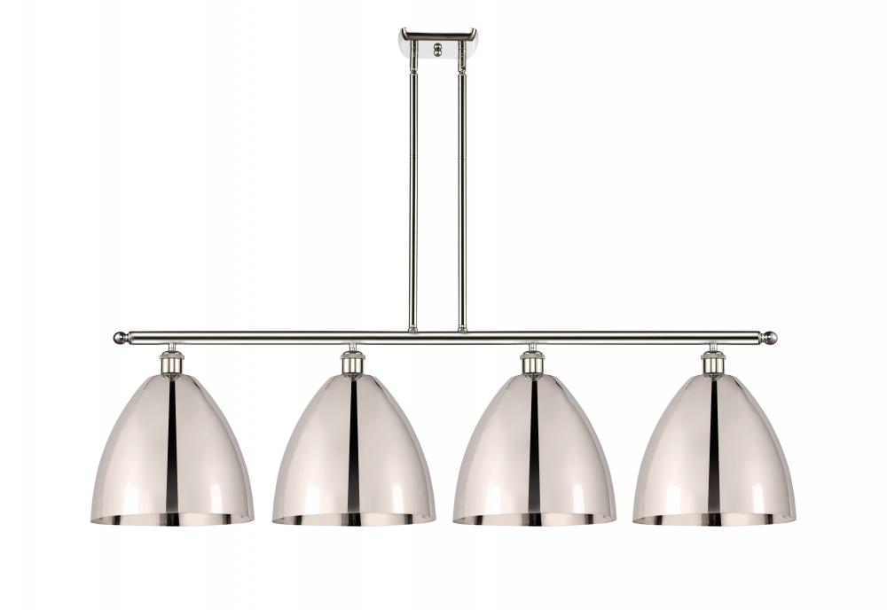 Bristol - 4 Light - 50 inch - Polished Nickel - Stem hung - Island Light