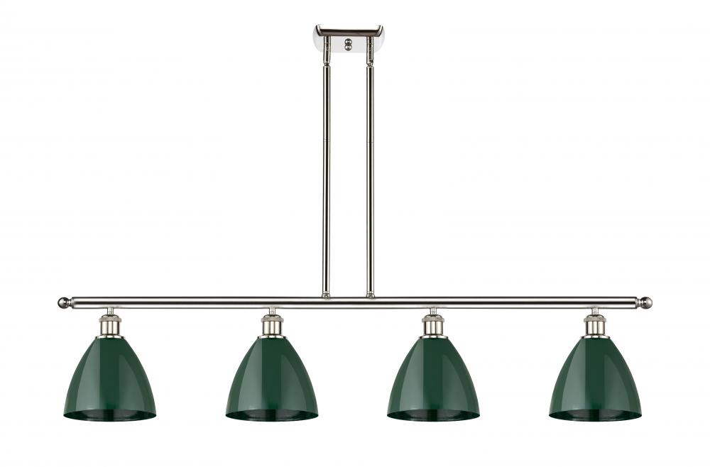 Plymouth - 4 Light - 48 inch - Polished Nickel - Stem hung - Island Light