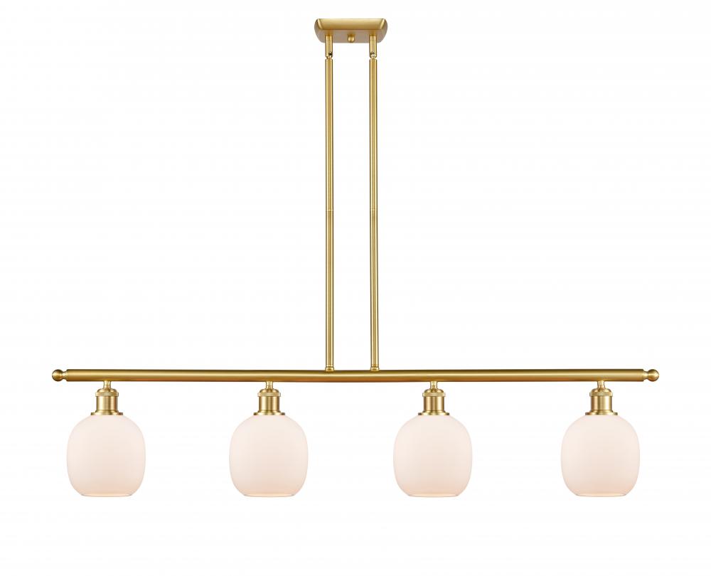 Belfast - 4 Light - 48 inch - Satin Gold - Stem hung - Island Light