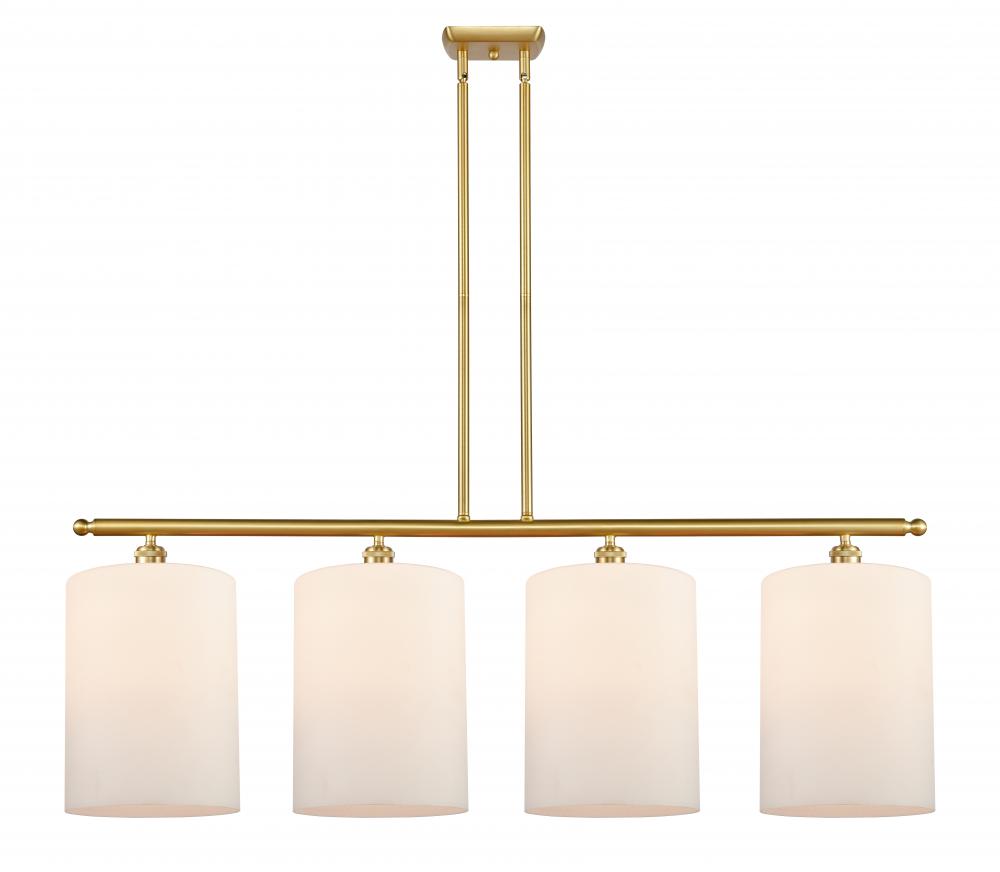 Cobbleskill - 4 Light - 48 inch - Satin Gold - Stem hung - Island Light