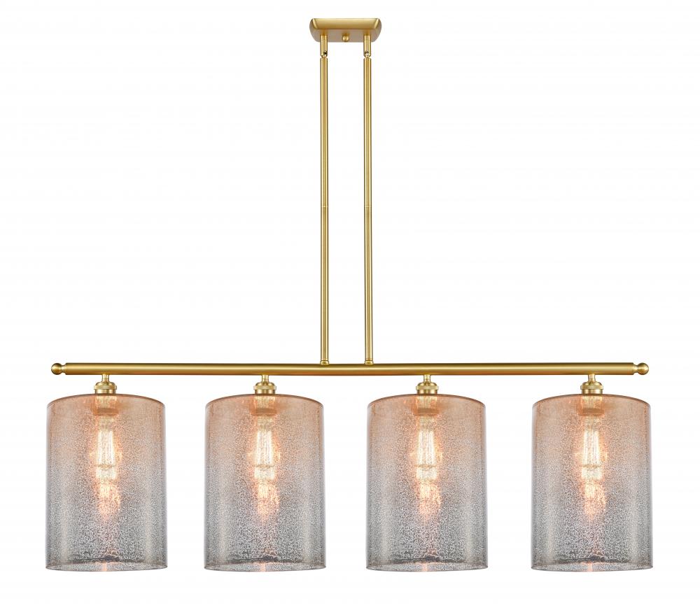 Cobbleskill - 4 Light - 48 inch - Satin Gold - Stem hung - Island Light