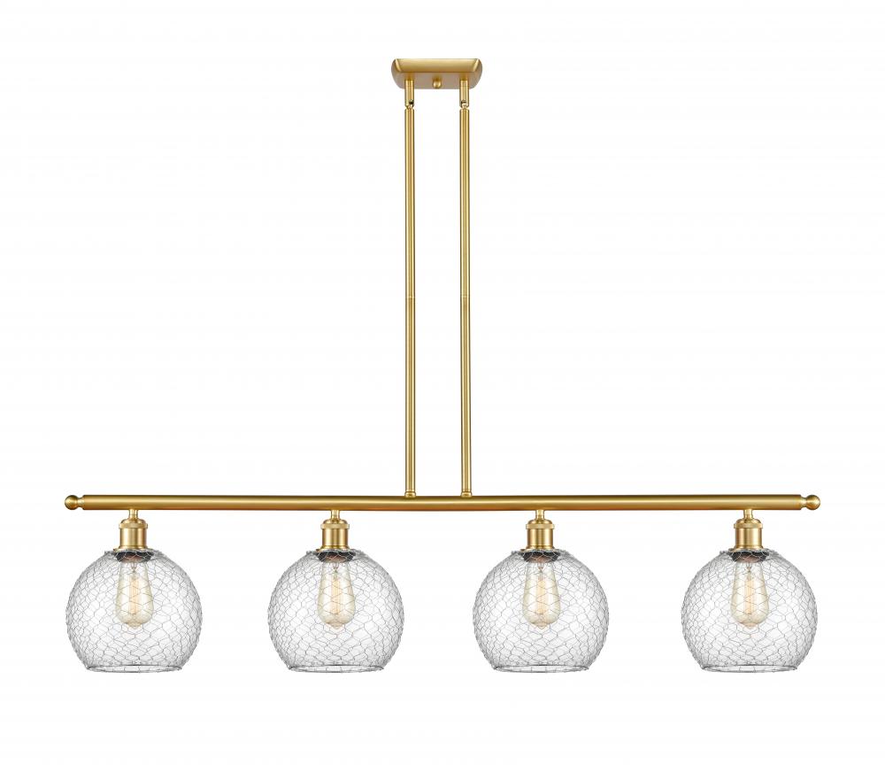 Farmhouse Chicken Wire 4 Light Island Light