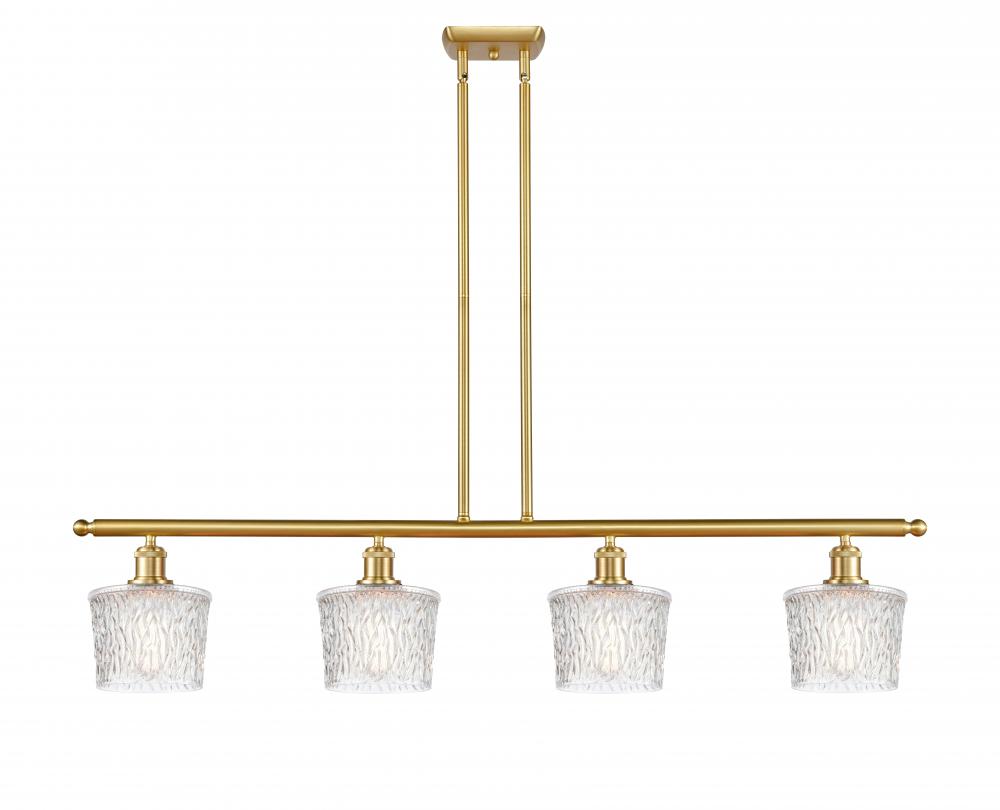 Niagara - 4 Light - 48 inch - Satin Gold - Stem hung - Island Light