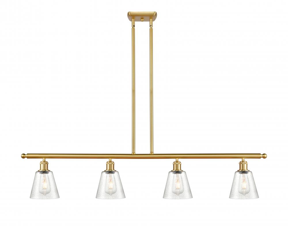 Caton - 4 Light - 48 inch - Satin Gold - Stem hung - Island Light