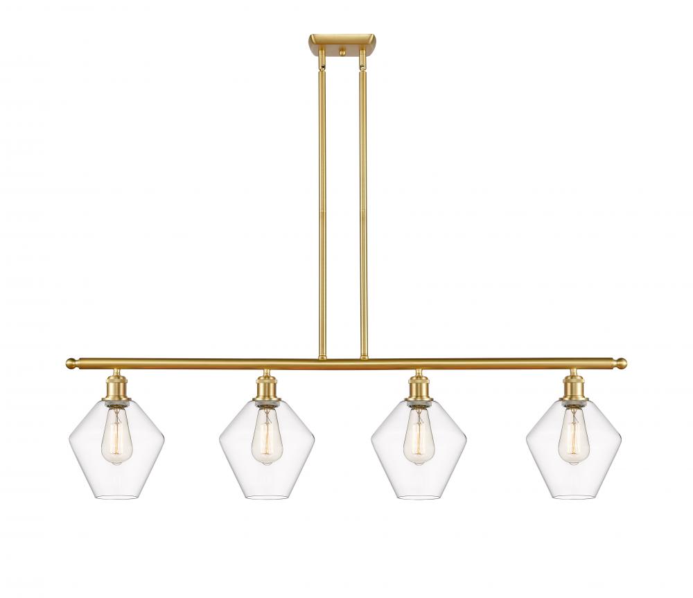 Cindyrella - 4 Light - 48 inch - Satin Gold - Stem hung - Island Light