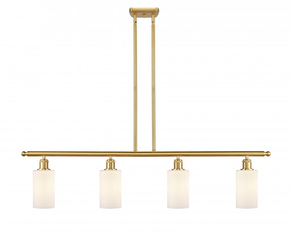 Clymer - 4 Light - 48 inch - Satin Gold - Stem hung - Island Light