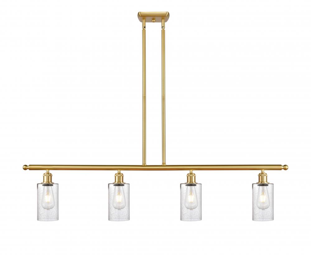 Clymer - 4 Light - 48 inch - Satin Gold - Stem hung - Island Light