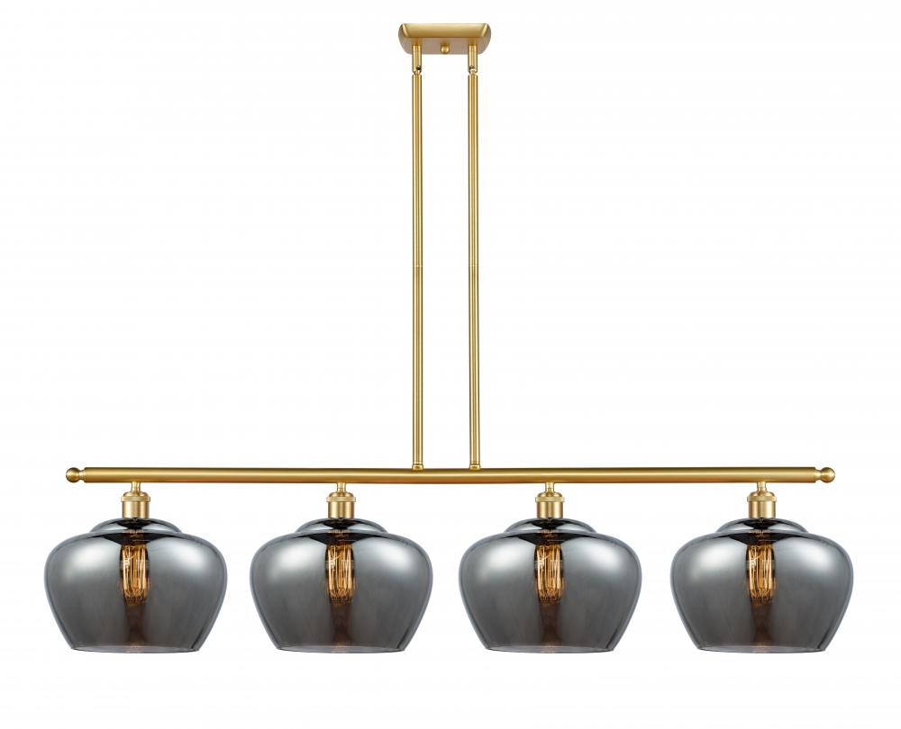 Fenton - 4 Light - 49 inch - Satin Gold - Stem hung - Island Light