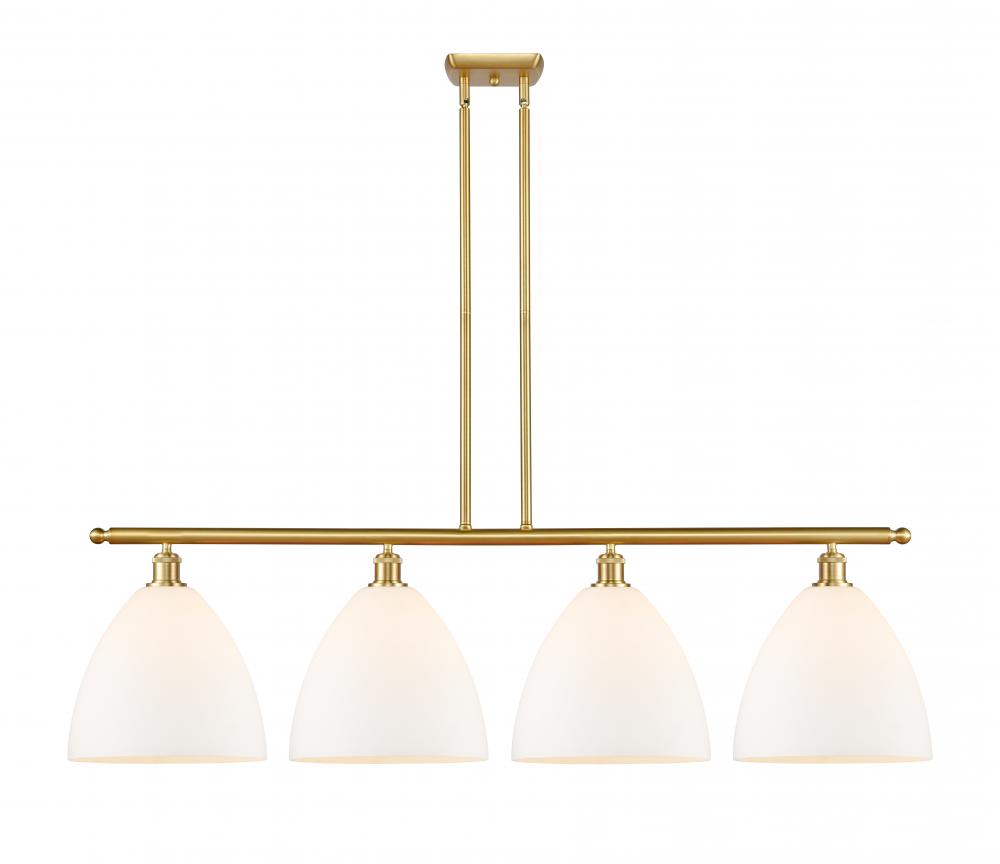 Bristol - 4 Light - 50 inch - Satin Gold - Stem hung - Island Light