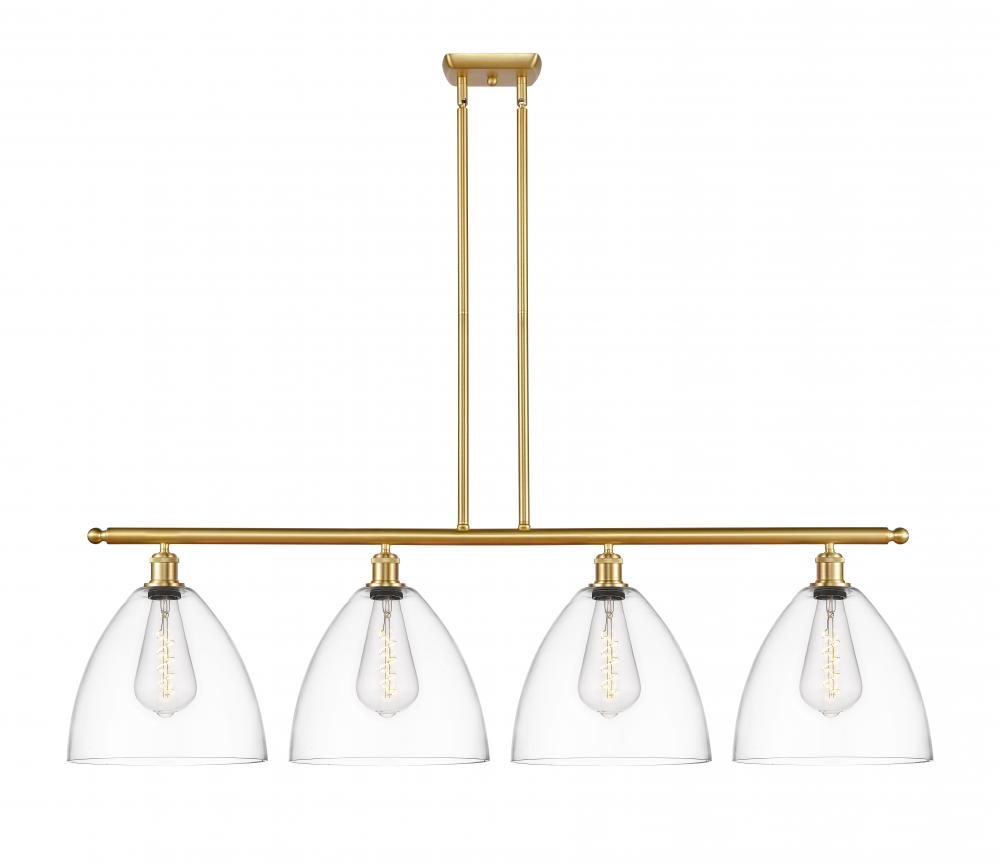 Bristol - 4 Light - 50 inch - Satin Gold - Stem hung - Island Light