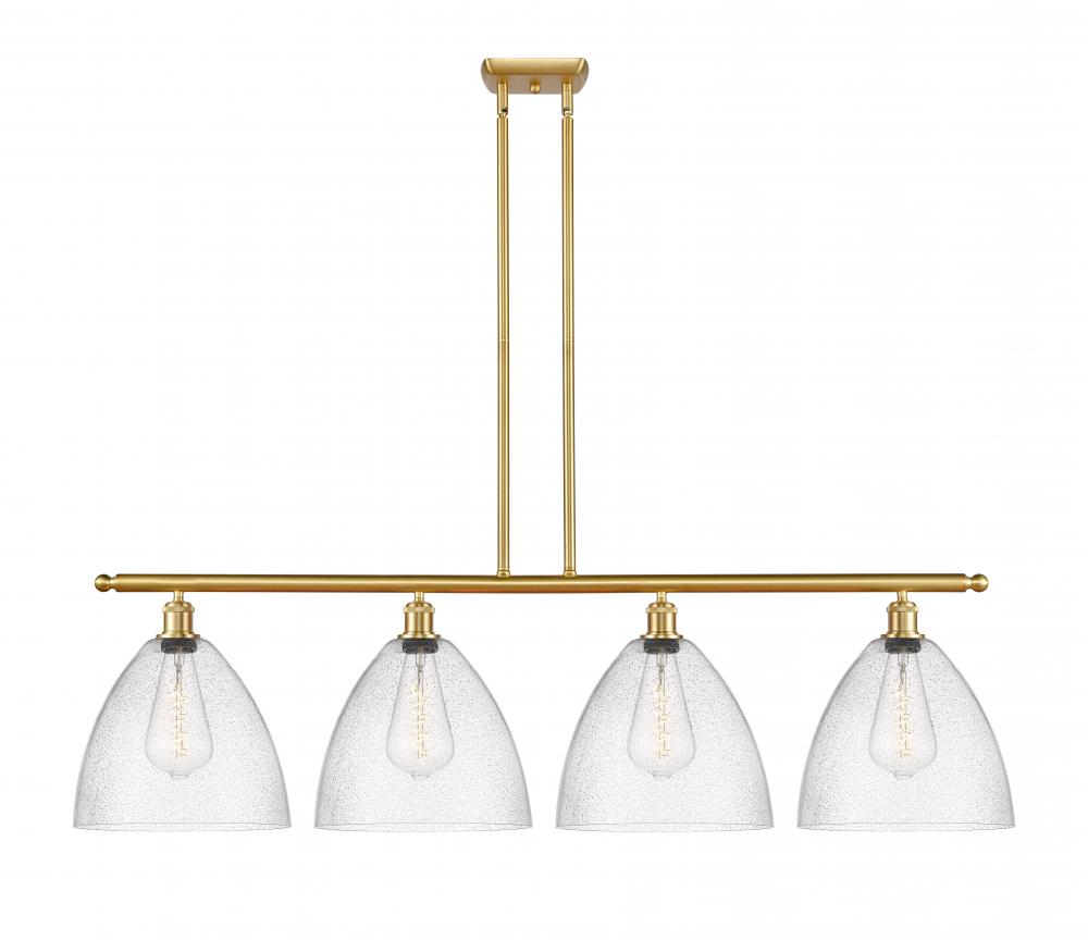 Bristol - 4 Light - 50 inch - Satin Gold - Stem hung - Island Light