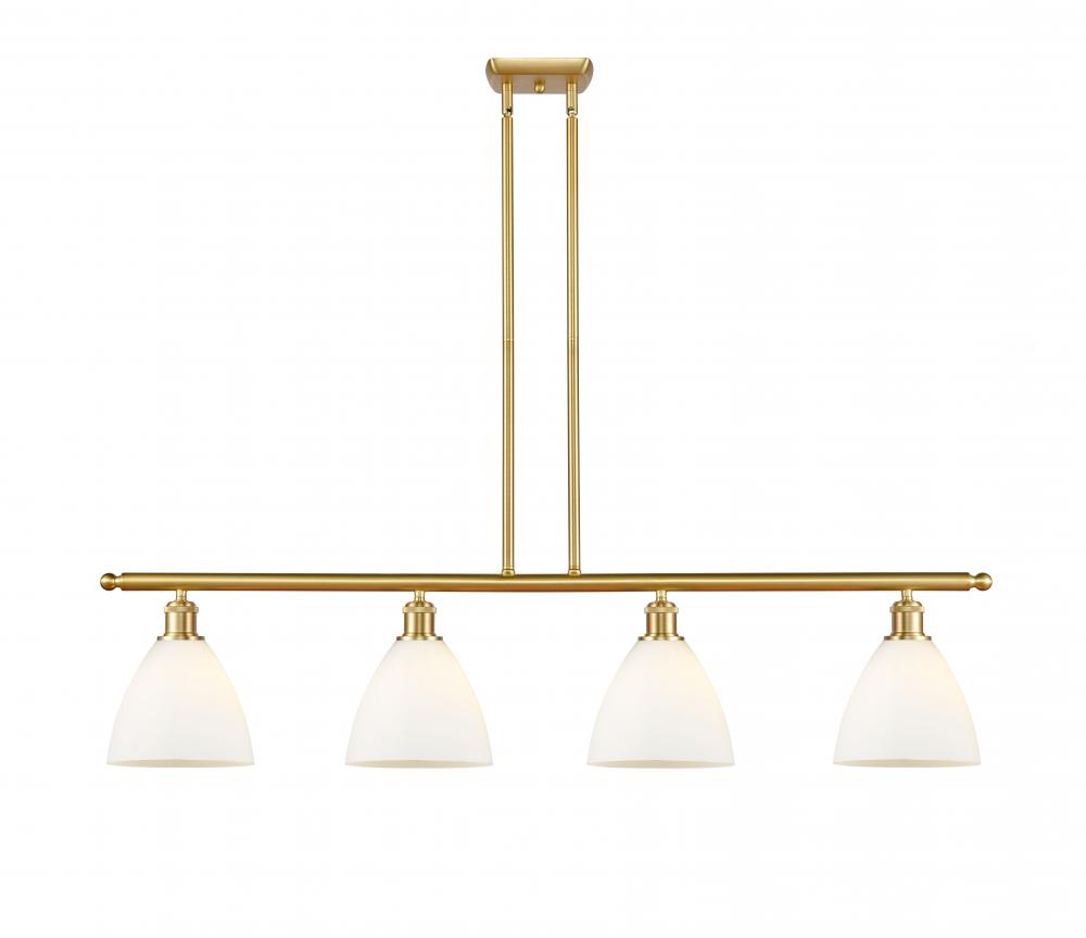 Bristol - 4 Light - 48 inch - Satin Gold - Stem hung - Island Light