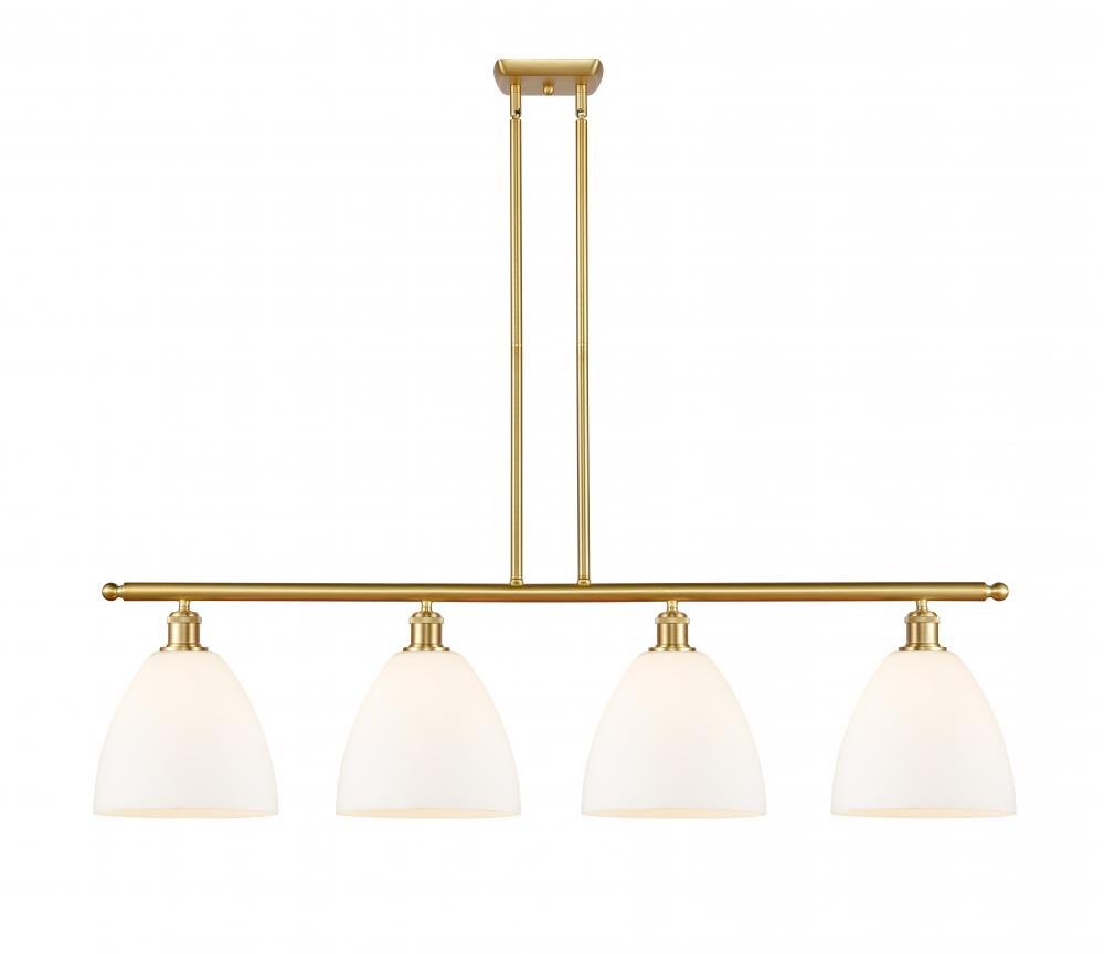 Bristol - 4 Light - 48 inch - Satin Gold - Stem hung - Island Light
