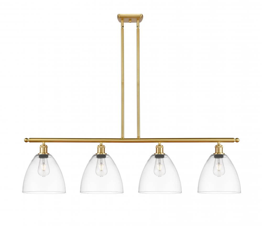 Bristol - 4 Light - 48 inch - Satin Gold - Stem hung - Island Light