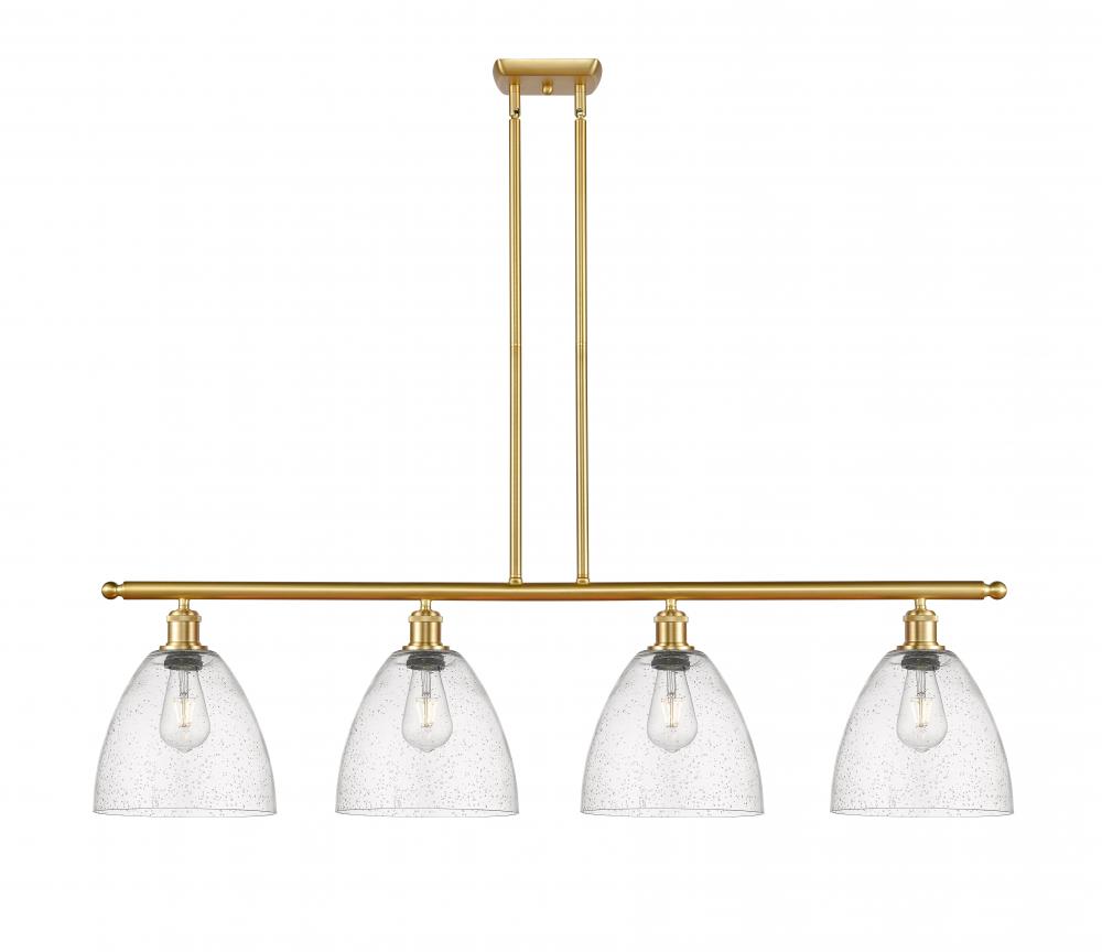 Bristol - 4 Light - 48 inch - Satin Gold - Stem hung - Island Light