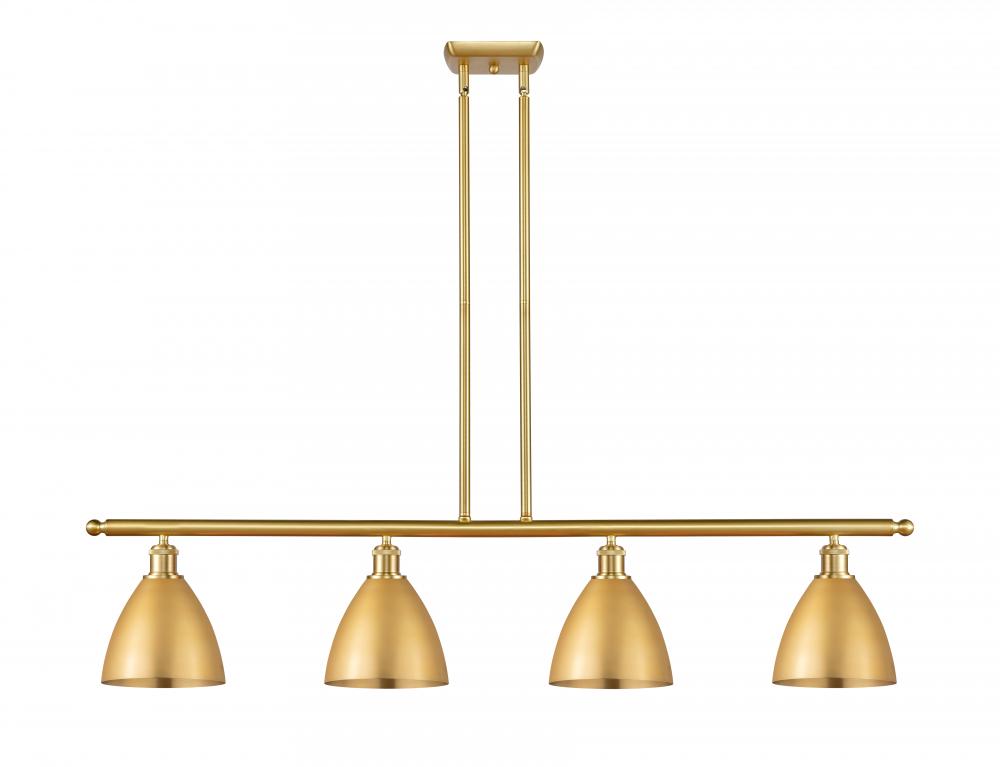 Bristol - 4 Light - 48 inch - Satin Gold - Stem hung - Island Light