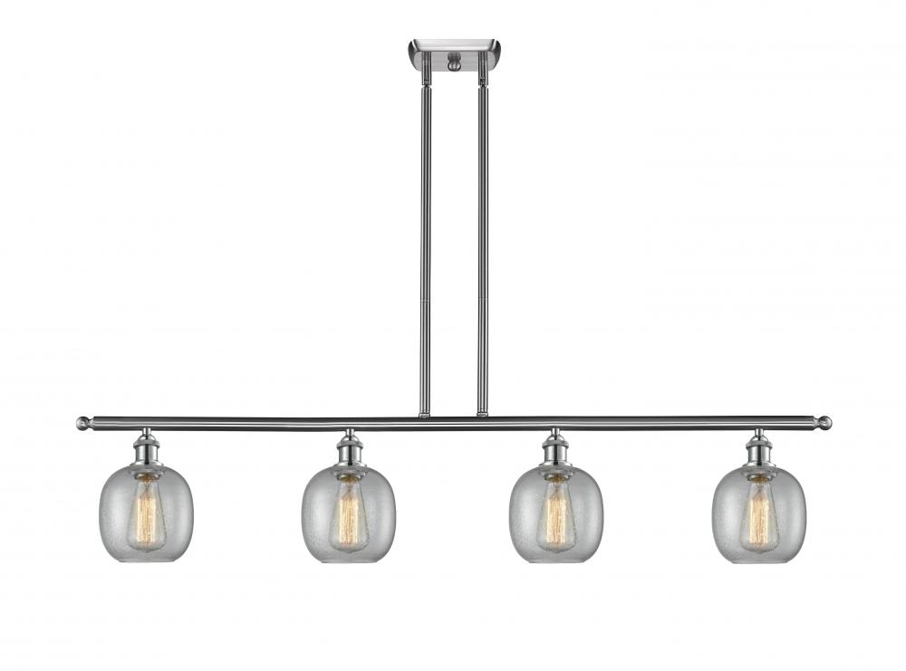 Belfast - 4 Light - 48 inch - Brushed Satin Nickel - Stem hung - Island Light