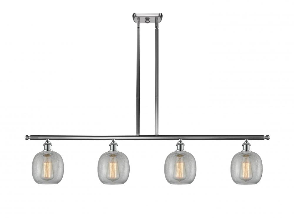 Belfast - 4 Light - 48 inch - Brushed Satin Nickel - Stem hung - Island Light