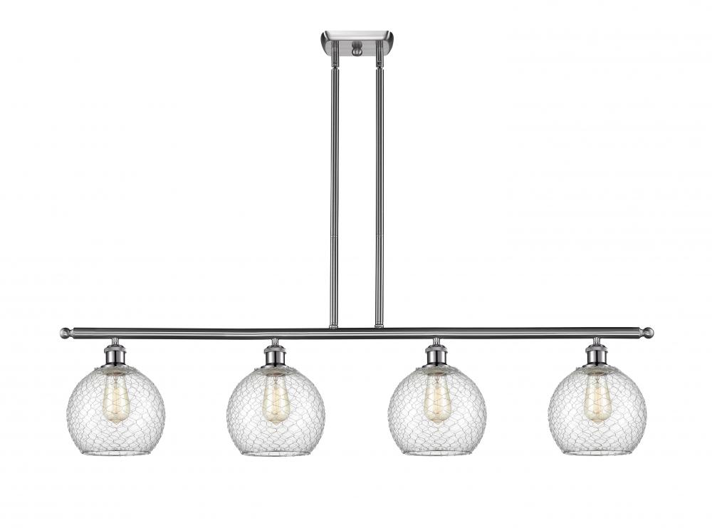 Farmhouse Chicken Wire 4 Light Island Light