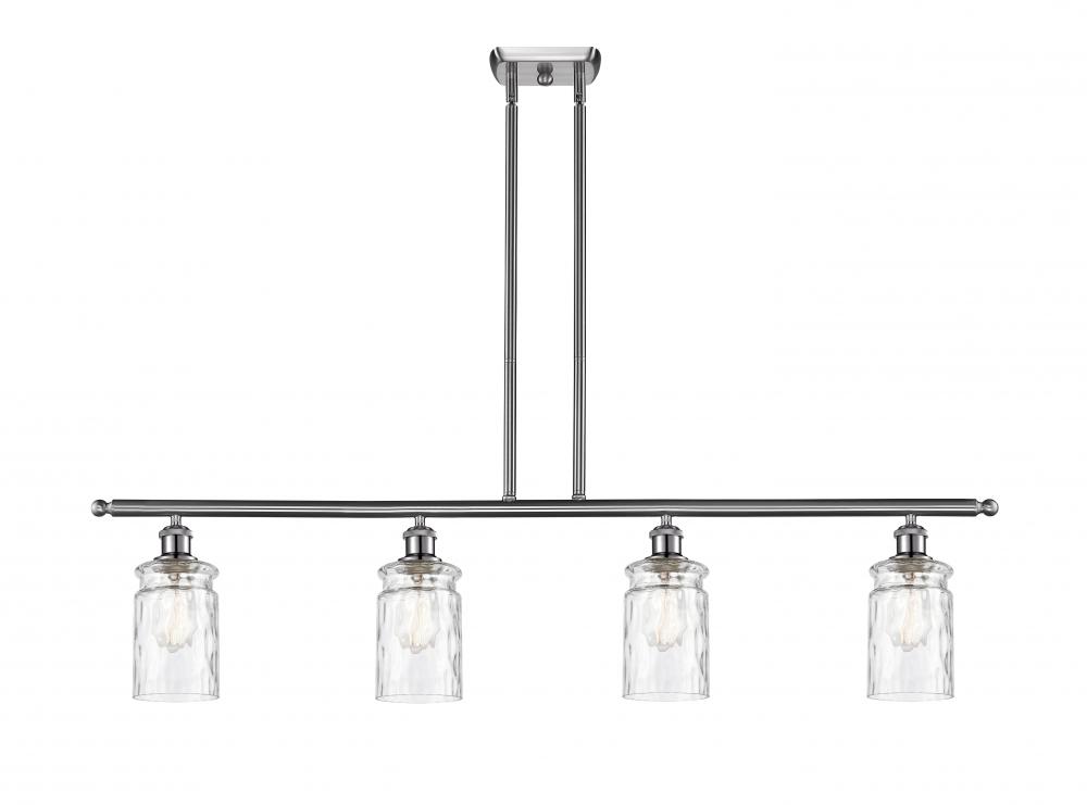 Candor - 4 Light - 48 inch - Brushed Satin Nickel - Stem hung - Island Light