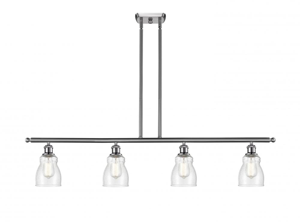 Ellery - 4 Light - 48 inch - Brushed Satin Nickel - Stem hung - Island Light