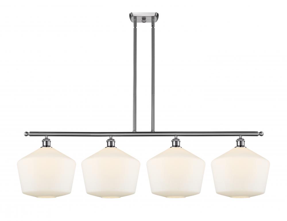 Cindyrella - 4 Light - 50 inch - Brushed Satin Nickel - Stem hung - Island Light